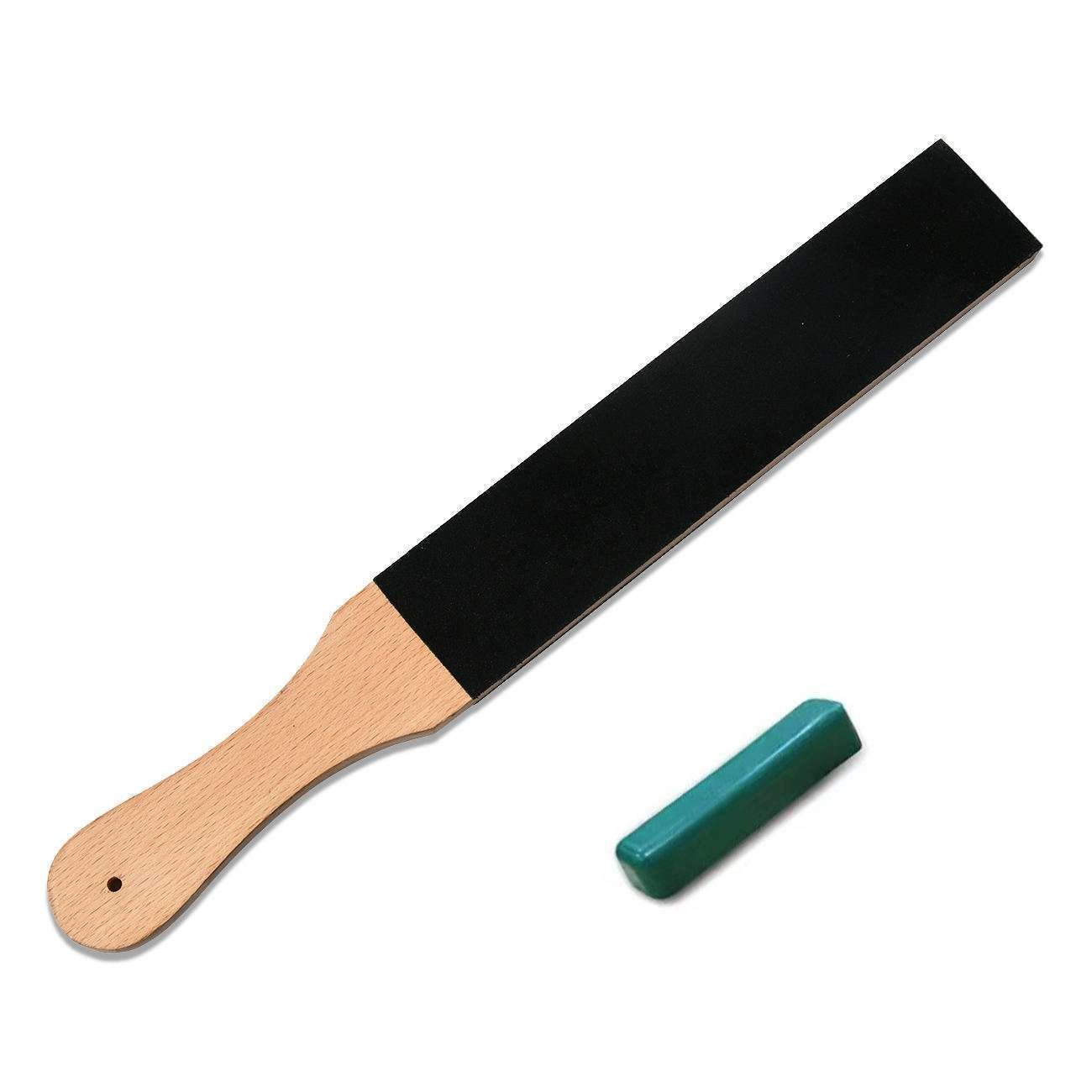 Wooden Paddle Leather Sharpening Strop