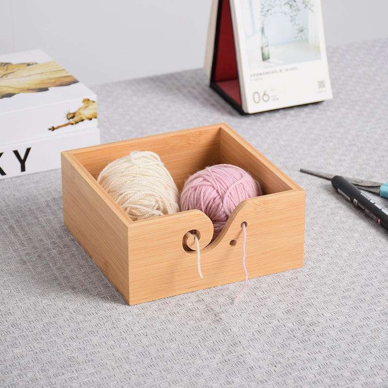 Bamboo boxes wholesale 6 Knitting Box