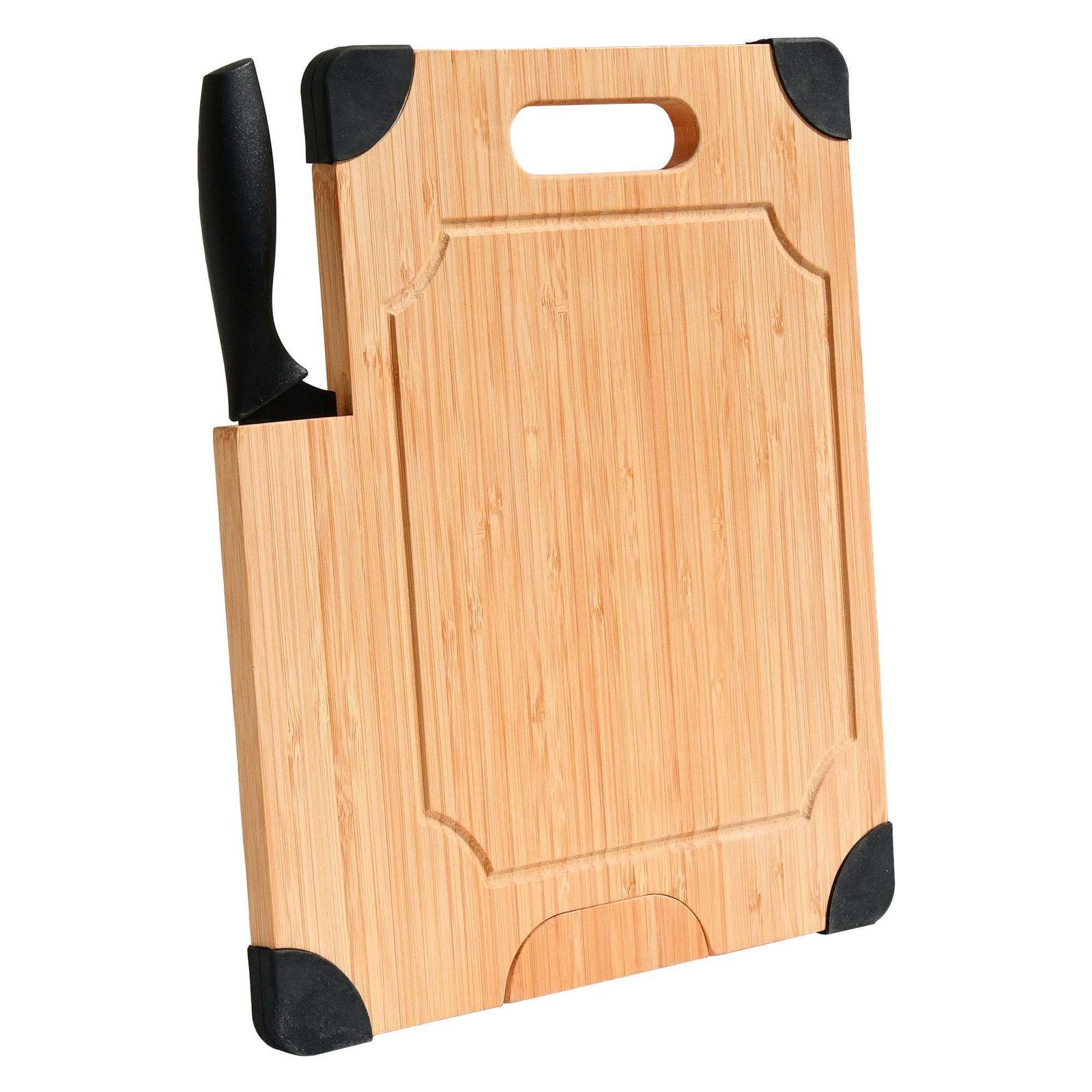 Bamboo cutting board wholesale 3 Cutting Board with Knife