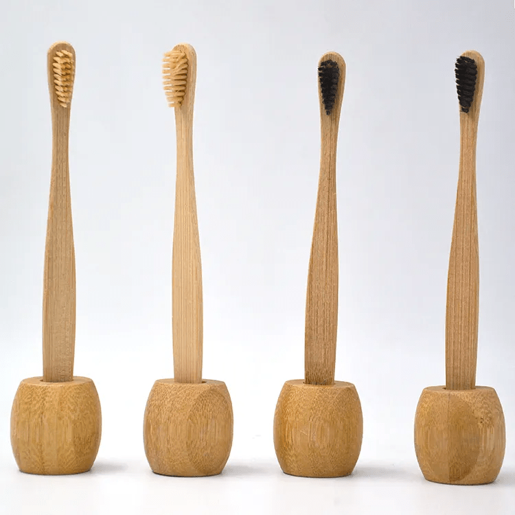 Bamboo Toothbrush Holder